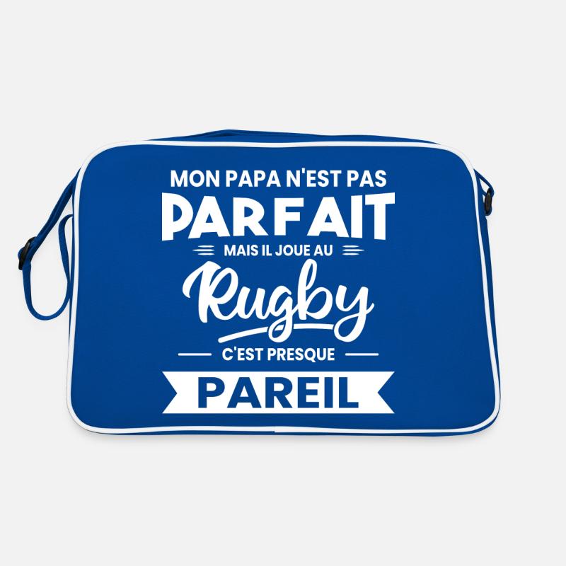 Mon Papa N'est Pas Parfait - Rugby Sac Retro