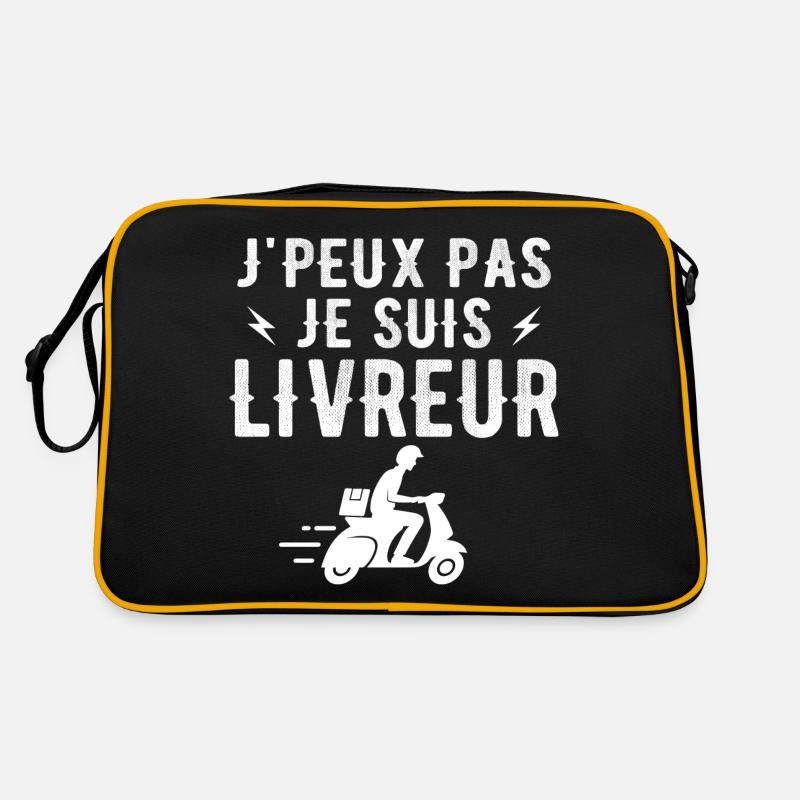 I can't I'm a delivery person Retro Bag