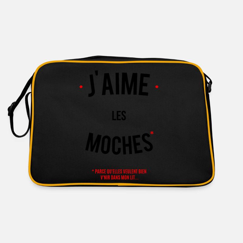 J'aime les moches Sac Retro