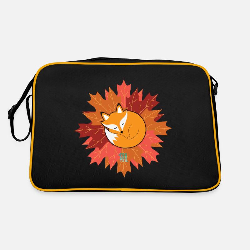 Fox Et Tea_ automne Sac Retro