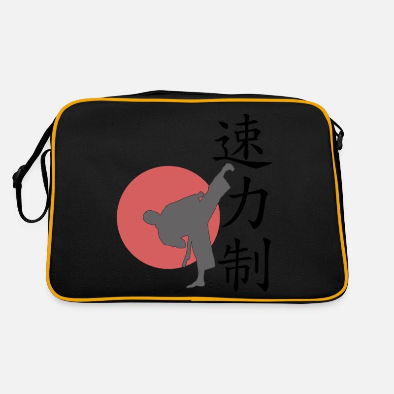 Speed Power Control WHITE BACKG Retro Tasche