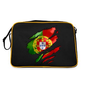 country football portugal - Retro Bag - black/gold - Back