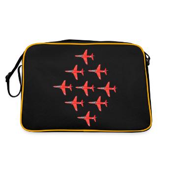 Red Arrows Hawk Formation t-shirt - Retro Bag - black/gold - Back