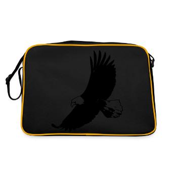 eagle - Sac Retro - noir/or - Dos