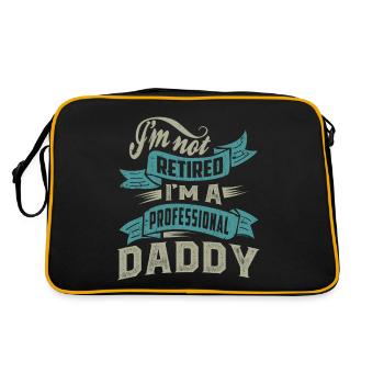 I'm a Professional Daddy - Retro Bag - black/gold - Back