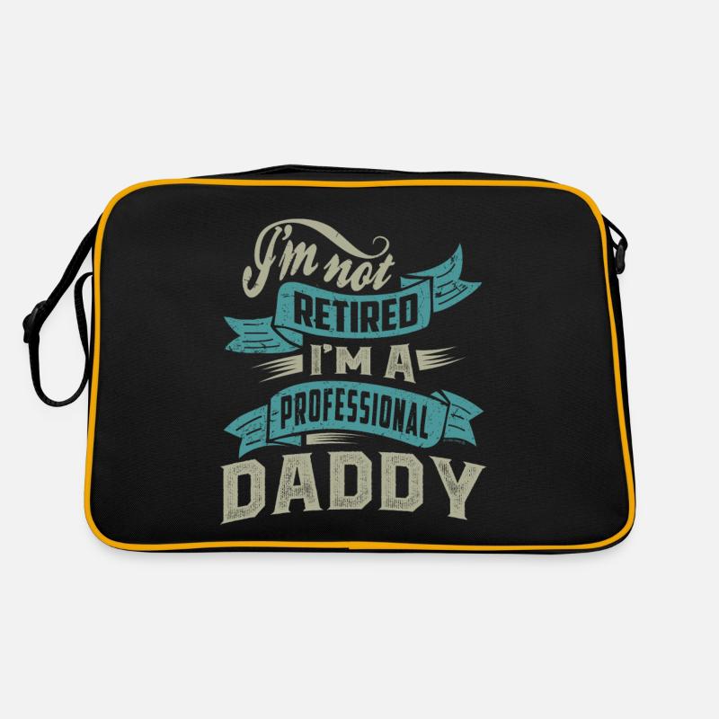 I'm a Professional Daddy - Retro Bag - black/gold