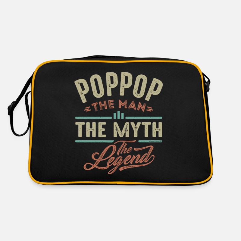 Pop Pop The Legend Retro Bag