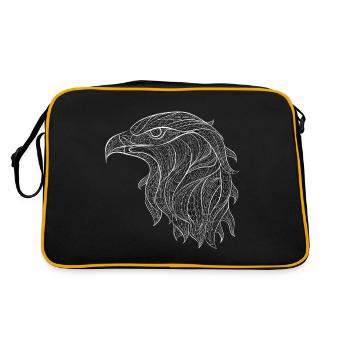 Eagle - Eagle - Retro Bag - black/gold - Back