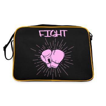 BOXING - Retro Bag - black/gold - Back