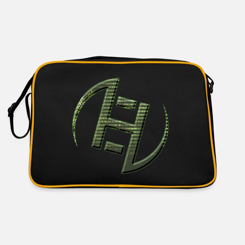 Hacker-Symbole Retro Tasche