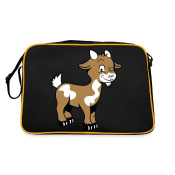 Goat kind lys - Retro Bag - black/gold - Back