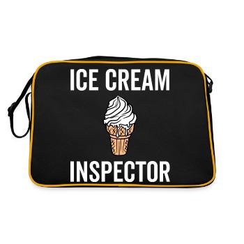 Ice Cream Inspector - Retro Bag - black/gold - Back