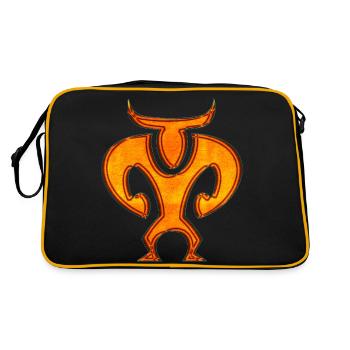 Minotaure - Sac Retro - noir/or - Dos