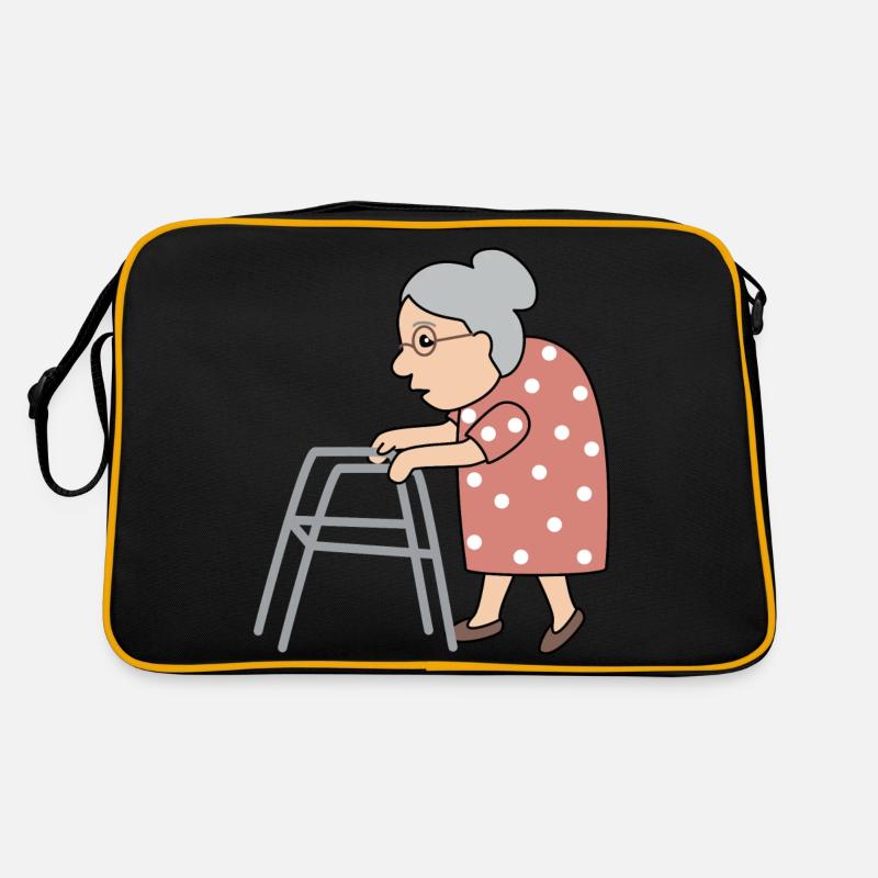 Oma Großmutter Retro Tasche