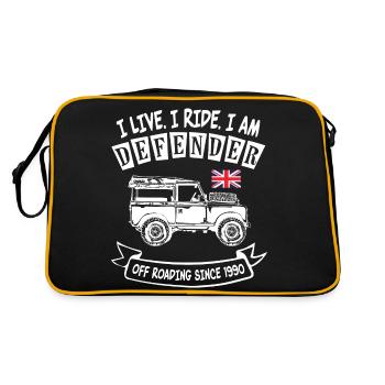 La vie de Landy Defender - Sac Retro - noir/or - Dos
