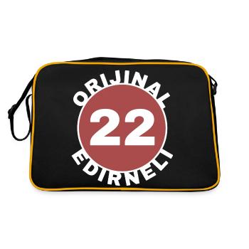 Edirne - Retro Bag - black/gold - Back