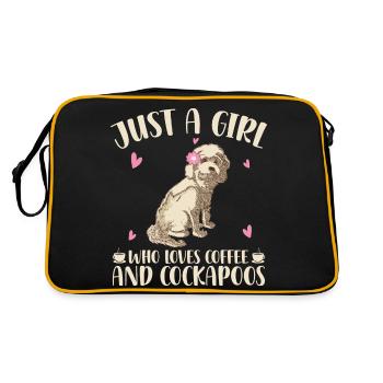 Cockapoo - Retro Bag - black/gold - Back