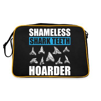 Collecte de dents de requin - Sac Retro - noir/or - Dos
