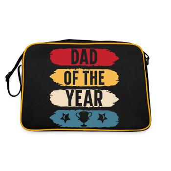 Dad of the year original gift father's day - Sac Retro - noir/or - Dos