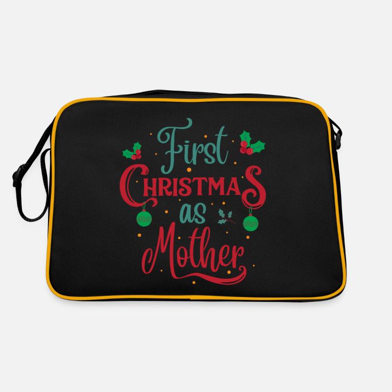 Premier Noël en tant que mère Sac Retro