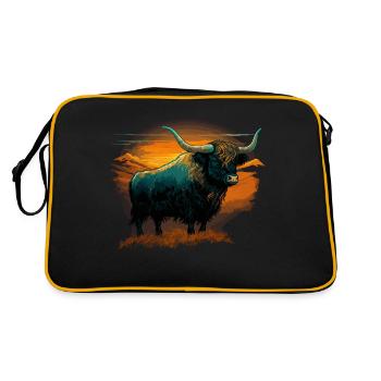 Yak de montagne - Sac Retro - noir/or - Dos