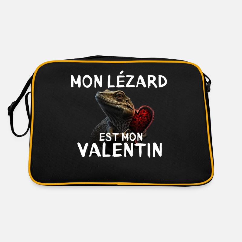 Lézard Valentin Sac Retro