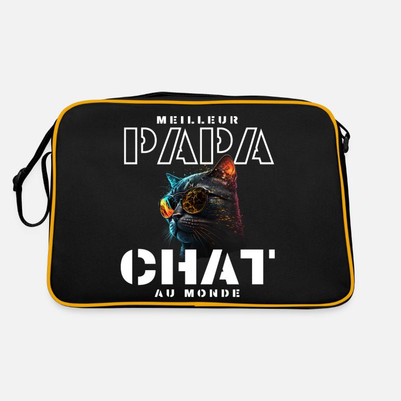 Papa chat Sac Retro