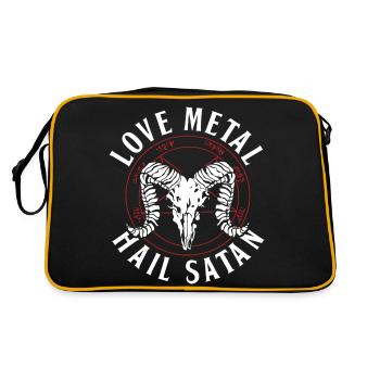 Chemises satanistes - Sac Retro - noir/or - Dos