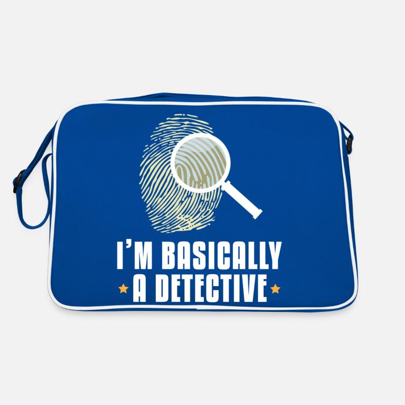 I'm Basically a Detective Retro Tasche