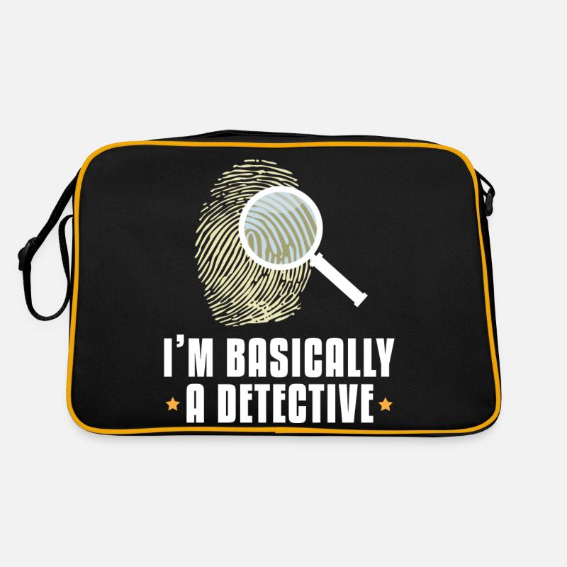 I'm Basically a Detective Retro Bag