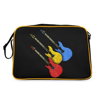 Guitares - Sac Retro - noir/or - Dos