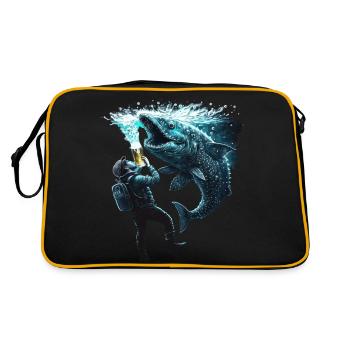 Tauher se bat pour sa bière - Sac Retro - noir/or - Dos
