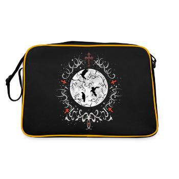 Gothic space - Retro Bag - black/gold - Back