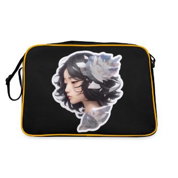 Nature's Darling - Retro Bag - black/gold - Back
