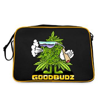 GOODBUDZ - Sac Retro - noir/or - Dos