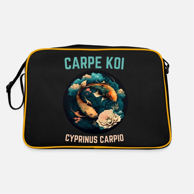 Koi Carp - Retro Bag - black/gold