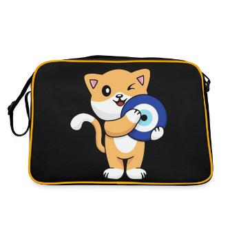 Nazar - Retro Tasche - Schwarz/Gold - Hinten