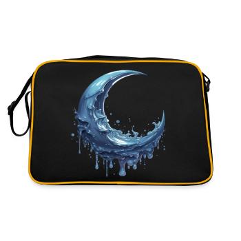 Melting Moon - Retro Bag - black/gold - Back