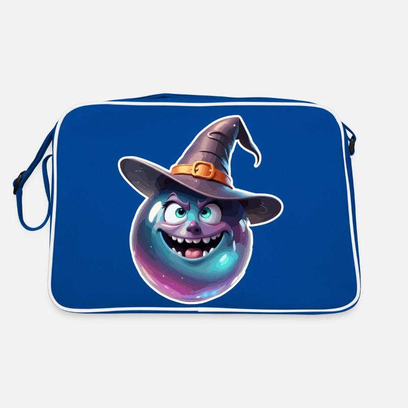 Magic Ball / Witch Hat / Face / Funny Retro Bag