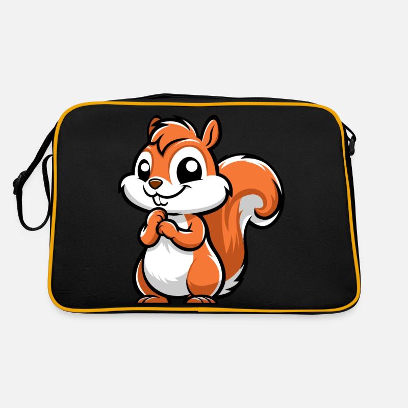 Petit écureuil effronté Sac Retro