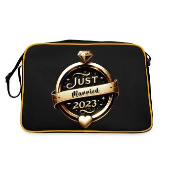 Commémorative nuptiale d’or - Sac Retro - noir/or - Dos
