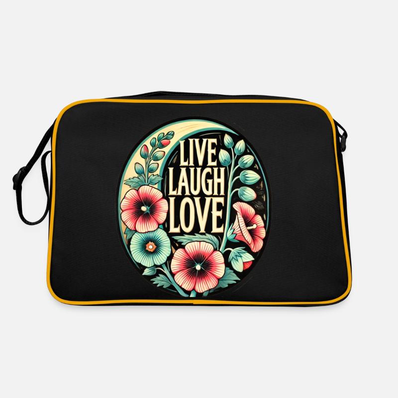 Live Laugh Love Retro Bag