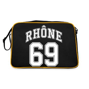 Rhône 69 - Sac Retro - noir/or - Dos