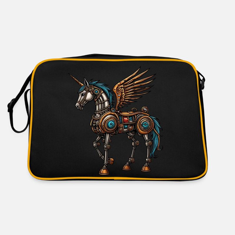 Dampf-Punk-Pferd Retro Tasche