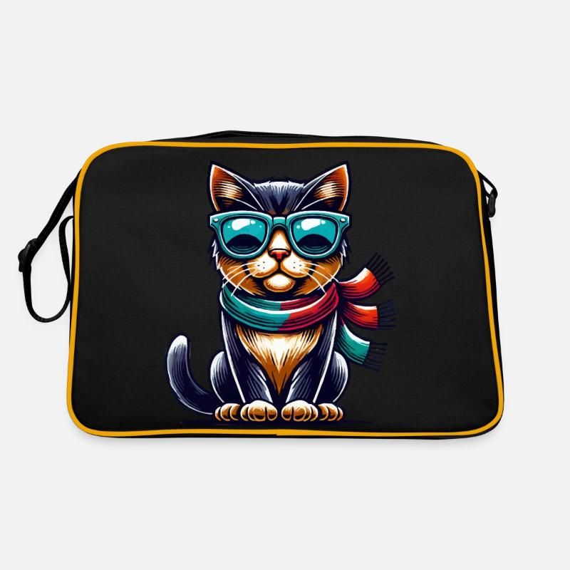 Lunettes de soleil chat BD Sac Retro