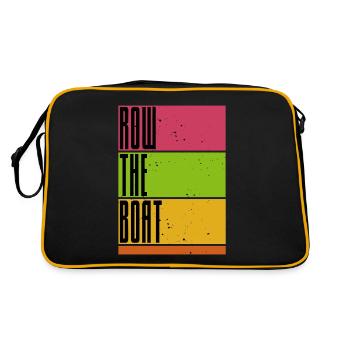 Row the Boat - Rowing - Rowing - Rower - Rower - Retro Bag - black/gold - Back
