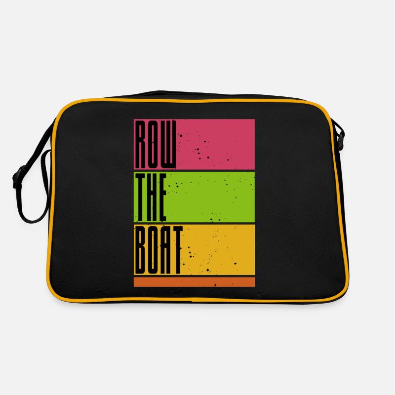 Row the Boat - Rowing - Rowing - Rower - Rower Retro Bag
