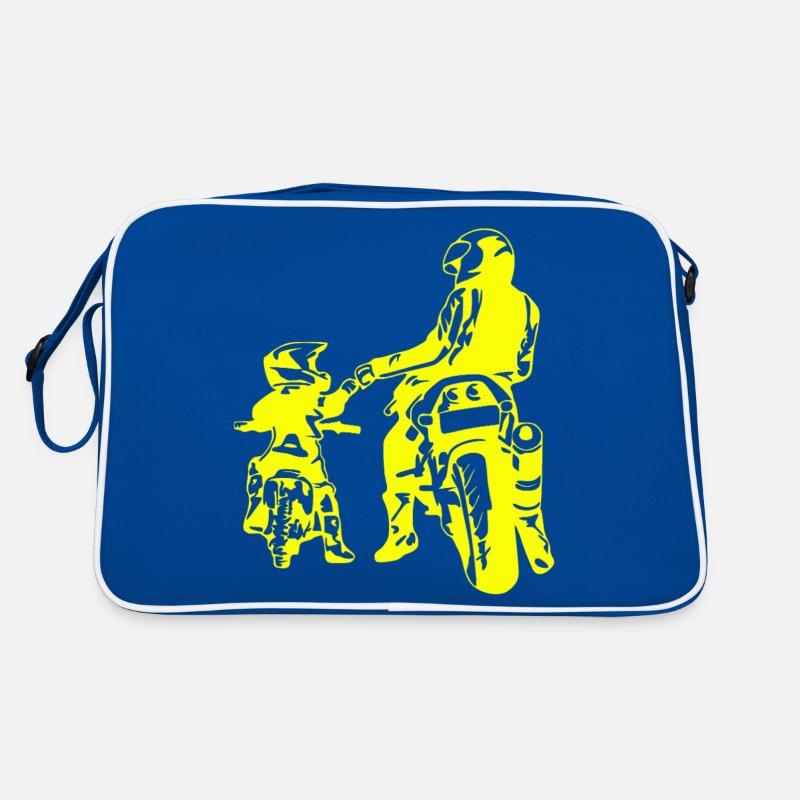 Outlaws skull Motorway gangs Biker death Retro Bag