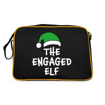 The Engaged Elf - Retro Bag - black/gold - Back