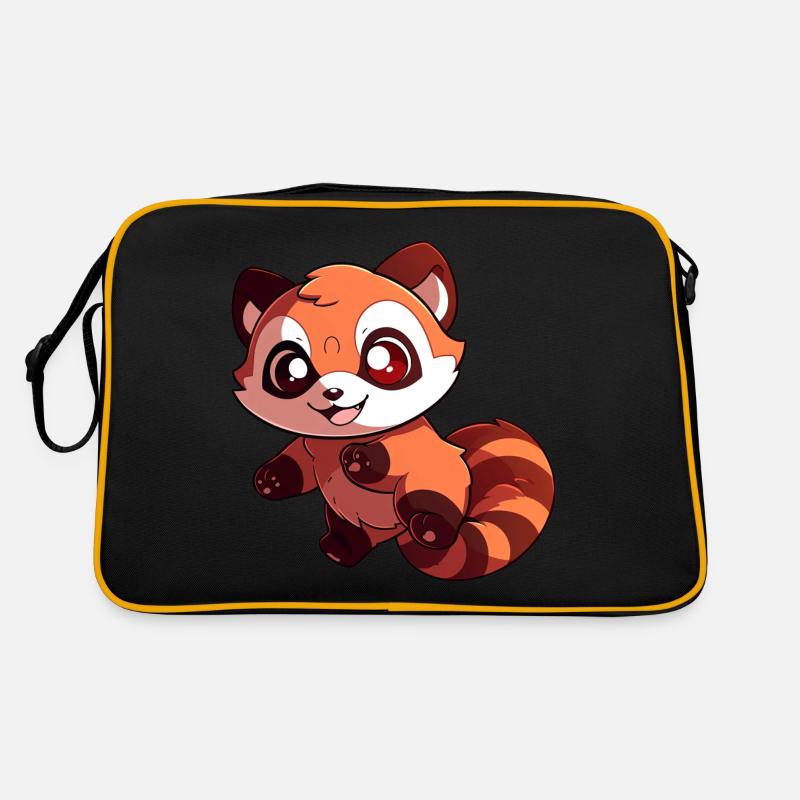 Red Panda Retro Bag